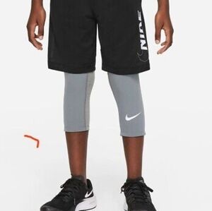 Nike Pro 3/4 Dri Fit Tight Fit Tights Big Kids Size Small
